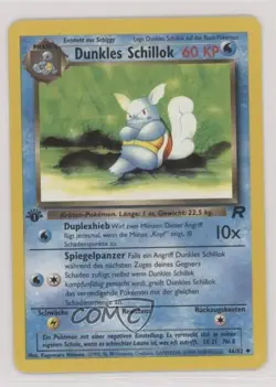 Dark Wartortle German 1st Ed. Pokemon Team Rocket #46 2000 15fy - Image 1