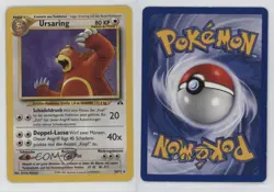 Ursaring German Pokemon Neo Discovery #34 2001 15fy - Image 3