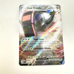 Iron Treads ex 143/198 Double Rare Scarlet & Violet Base Set Pokemon TCG - Image 1