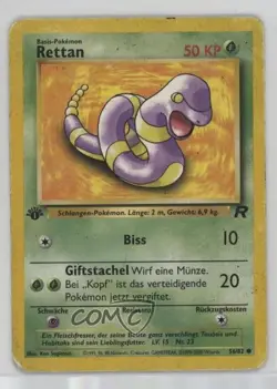 Ekans German 1st Ed. Pokemon Team Rocket #56 2000 15fy - Image 1