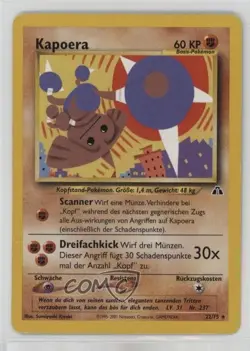 Hitmontop German Pokemon Neo Discovery #22 2001 15fy - Image 1