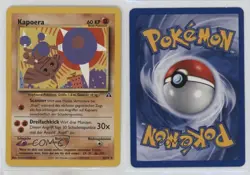 Hitmontop German Pokemon Neo Discovery #22 2001 15fy - Image 3