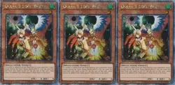 Yugioh RA02-EN006 Droll & Lock Bird QCSR 3X 1st Edition MINT - Image 1
