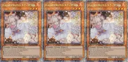 Yugioh RA01-EN008 Ash Blossom & Joyous Spring 3X 1st Edition QCSR MINT - Image 1