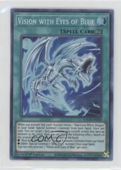 Vision with Eyes of Blue 1st Ed. YuGiOh Battle Chaos #BACH-EN050 0l0d - Image 1