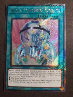 Yugioh RA02-EN062 "Bingo Machine, Go!!!" Prismatic Secret Rare NM - Image 1