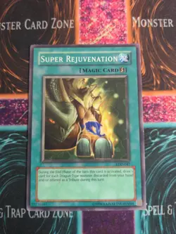 Yu-Gi-Oh! Super Rejuvenation LOD-047 OG Unlimited Common NM - Image 1