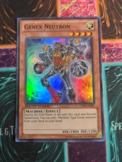 Yu-Gi-Oh! Genex Neutron CT09-EN005 Limited Super Rare NM c3/ - Image 1