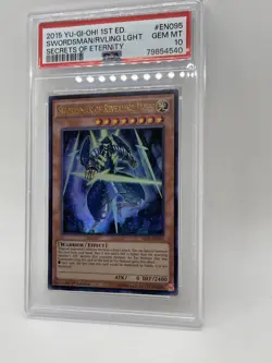 Swordsman of Revealing Light PSA 10 Gem Mint 💎 Ultra Rare 1st SECE-EN095 Yugioh - Image 3