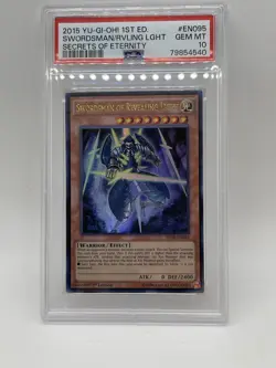 Swordsman of Revealing Light PSA 10 Gem Mint 💎 Ultra Rare 1st SECE-EN095 Yugioh - Image 5