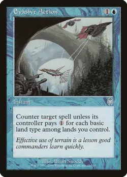 1x Evasive Action - LP- Invasion Block - SPARROW MAGIC mtg - Image 1