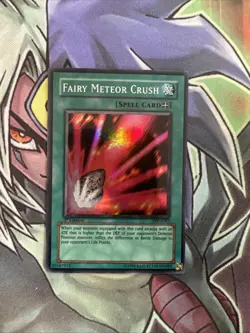 PSV-E063 Fairy Meteor Crusher Super Rare 1st Edition NM Yugioh Card - Image 1