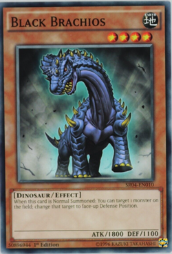 Yugioh Black Brachios SR04-EN010 Common 1st Edition - Image 1