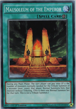 Yugioh! Mausoleum of the Emperor SR03-EN026 Common 1st Edition - Image 1