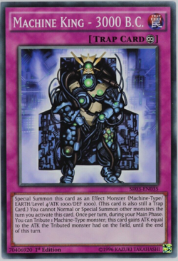 Yugioh Machine King - 3000 B.C. SR03-EN035 Common 1st Edition - Image 1