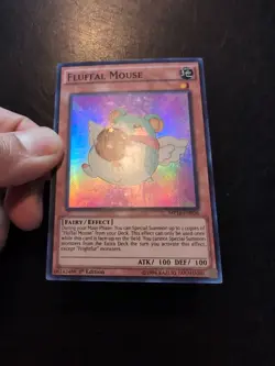 Yu-Gi-Oh! SUPER RARE CARD FLUFFAL MOUSE MP16-EN056 1ST VLP - Image 2