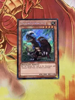 LCJW-EN158 Destroyersaurus Secret Rare 1st Edition Near Mint YuGiOh Card - Image 1