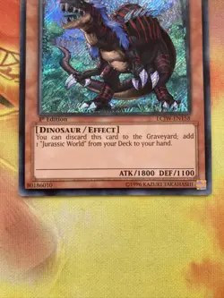 LCJW-EN158 Destroyersaurus Secret Rare 1st Edition Near Mint YuGiOh Card - Image 3