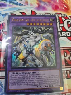 Yu-gi-Oh! Dracotail Arthalion JUSH-EN006 Ultra Rare Justice Hunter Set - Image 1