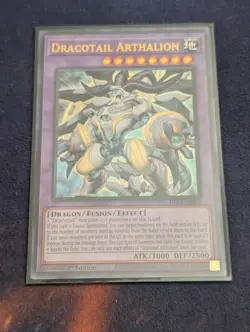 Yu-gi-Oh! Dracotail Arthalion JUSH-EN006 Ultra Rare Justice Hunter Set - Image 1