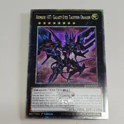 Number 107: Galaxy Eyes Tachyon Dragon - RA04 Quarter Century Rare - Yugioh Euro - Image 1
