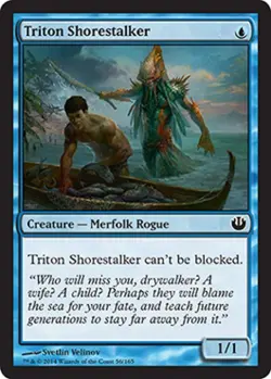 Triton Shorestalker - Light Play MTG Journey into Nyx - Image 1