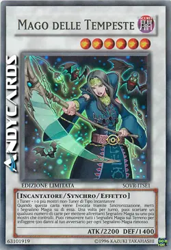MAGO DELLE TEMPESTE (Tempest Magician) • Super R • SOVR ITSE1 • YUGIOH ANDYCARDS - Image 1