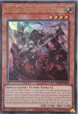 Blazing Cartesia, the Virtuous - BLTR-EN080 - Ultra Rare - 1st Edition - Yugioh - Image 1