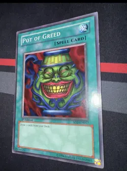 1st Edtion Pot of Greed SD2 EN017 Yu-Gi-Oh - Image 2