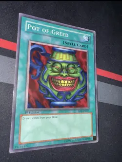 1st Edtion Pot of Greed SD2 EN017 Yu-Gi-Oh - Image 3
