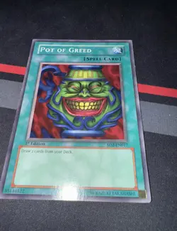 1st Edtion Pot of Greed SD2 EN017 Yu-Gi-Oh - Image 4