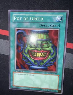 1st Edtion Pot of Greed SD2 EN017 Yu-Gi-Oh - Image 5