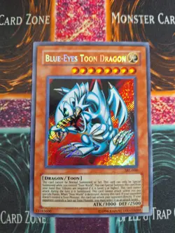 Yu-Gi-Oh! Blue-Eyes Toon Dragon Spell Ruler SRL-000 Secret Rare Unlimited NM a1/ - Image 1