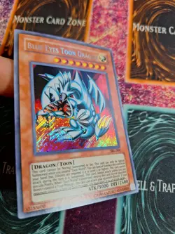 Yu-Gi-Oh! Blue-Eyes Toon Dragon Spell Ruler SRL-000 Secret Rare Unlimited NM a1/ - Image 2