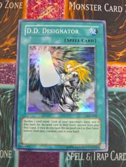 Yu-Gi-Oh! TCG D.D. Designator Invasion of Chaos IOC-039 Super Rare Unlimited NM - Image 1