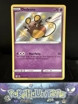 Pokemon Card Dedenne SV051/SV122 Shiny Vault Shining Fates Near Mint - Image 1