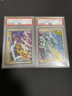 PSA10+PSA9 Raikou & Suicune LEGEND Consecutive Set Pokemon Card Japanese - Image 1