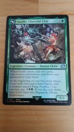 Vanille, Cheerful l'Cie - 211 - Foil - FIN - NM - MTG Magic the Gathering - Image 1