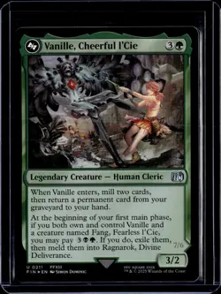 Vanille, Cheerful l'Cie - 211 - Foil - FIN - NM - MTG Magic the Gathering - Image 1
