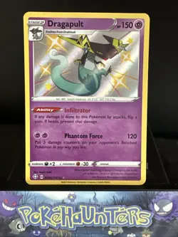 Pokemon Card Dragapult Sv062/sv122 Shining Fates Baby Shiny Rare Near Mint - Image 1