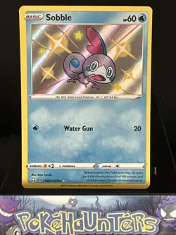 Pokemon Card Sobble SV025/SV122 Shining Fates Baby Shiny Vault Rare NM - Image 1