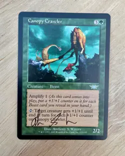 VTG 2003 MTG Card Canopy Crawler Creature Beast Wizards Of The Coast 122/145 - Image 1