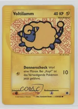 Mareep German Pokemon e-Card Series Expedition #119 2002 15fy - Image 1