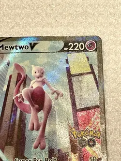 Mewtwo V 072/078 Pokemon Go Sword & Shield Alternate Holo Rare Card **READ** - Image 2