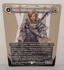 MTG Dion, Bahamut's Dominant Borderless Extended Final Fantasy NM - Image 2