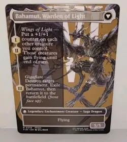 MTG Dion, Bahamut's Dominant Borderless Extended Final Fantasy NM - Image 5
