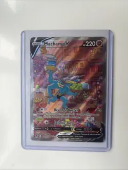 Pokemon TCG Astral Radiance Machamp v Card 172/189 Alternative Art NM - Image 1
