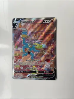 Pokemon TCG Astral Radiance Machamp v Card 172/189 Alternative Art NM - Image 3