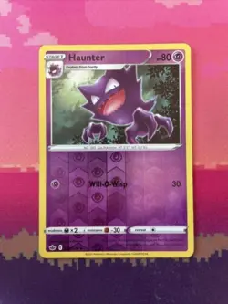 Pokemon Card Haunter Chilling Reign Reverse Holo 056/198 Near Mint - Image 1