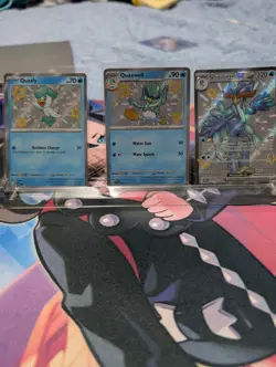 Pokemon TCG 3 Card Lot - Quaxly | Quaxwell | Quaquaval EX - Shiny Promos - Image 1